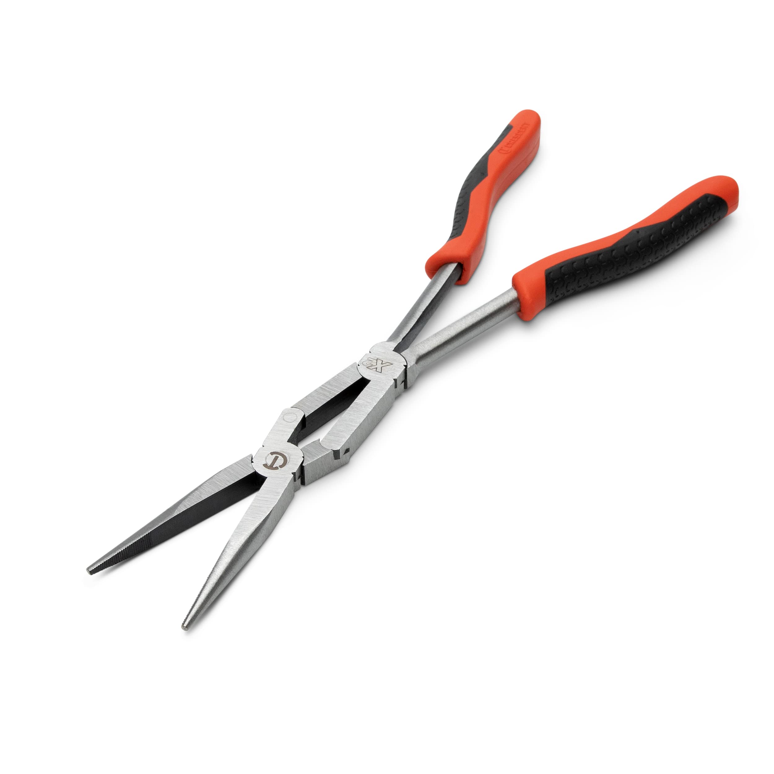 Crescent 2 szt. X2™ prosty i wygięty długi nosek zestaw szczypiec z podwójnym materiałem - PSX204C-06