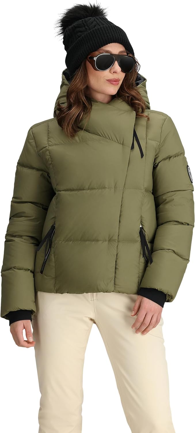 Obermeyer Womens Resort Warm Outdoor Ski Snowboard Calypso Down Jacket