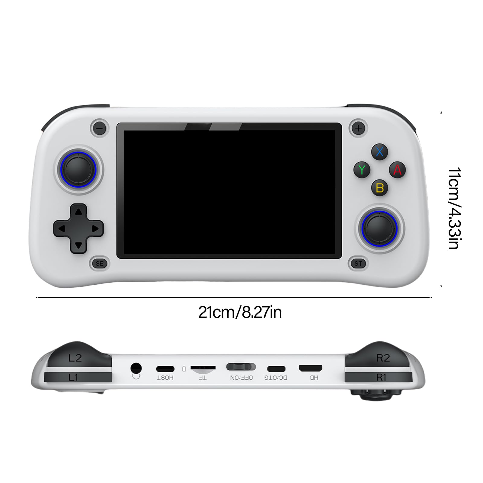 Schermo LCD da 4,3 pollici portatile Retro Game Player G28 Open Source Funzione e Liscio Prestazioni di gioco 3D