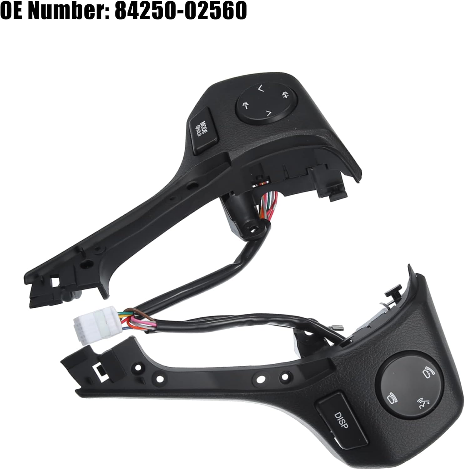 ACROPIX Auto Car Steering Wheel Cruise Volume Control Switch Button Fit for Toyota Corolla - Pack of 1 Black