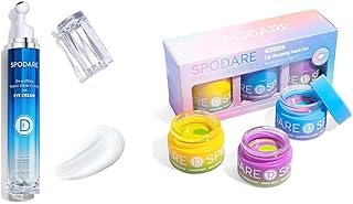 Crema de ojos con cafeína y mascarilla para d...