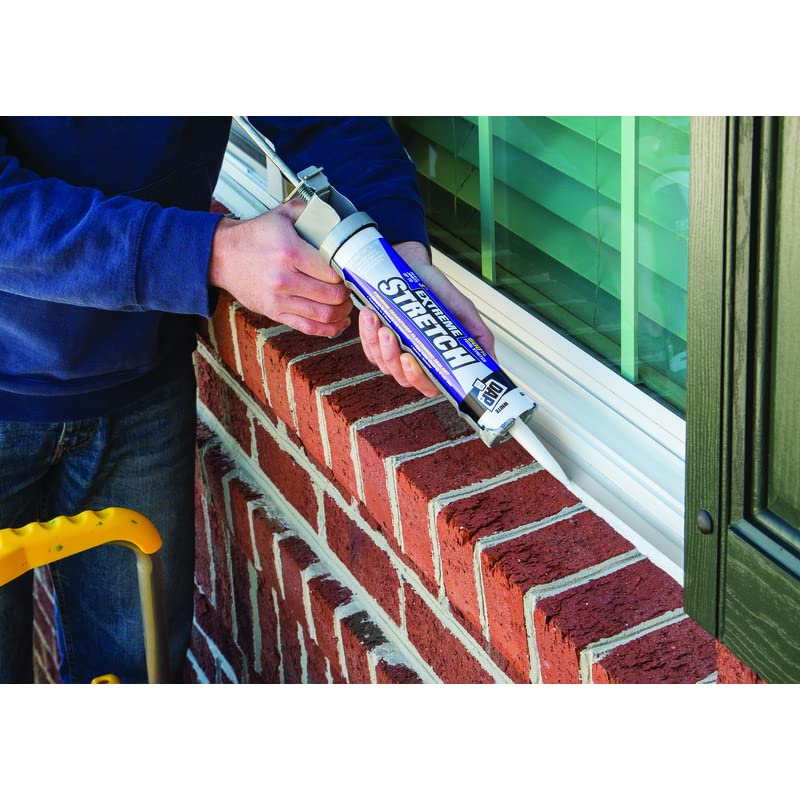 Dap 7079818712 Extreme Stretch Premium Urethanized Sealant, Iron Stone, 10.1-oz. - Quantity 12