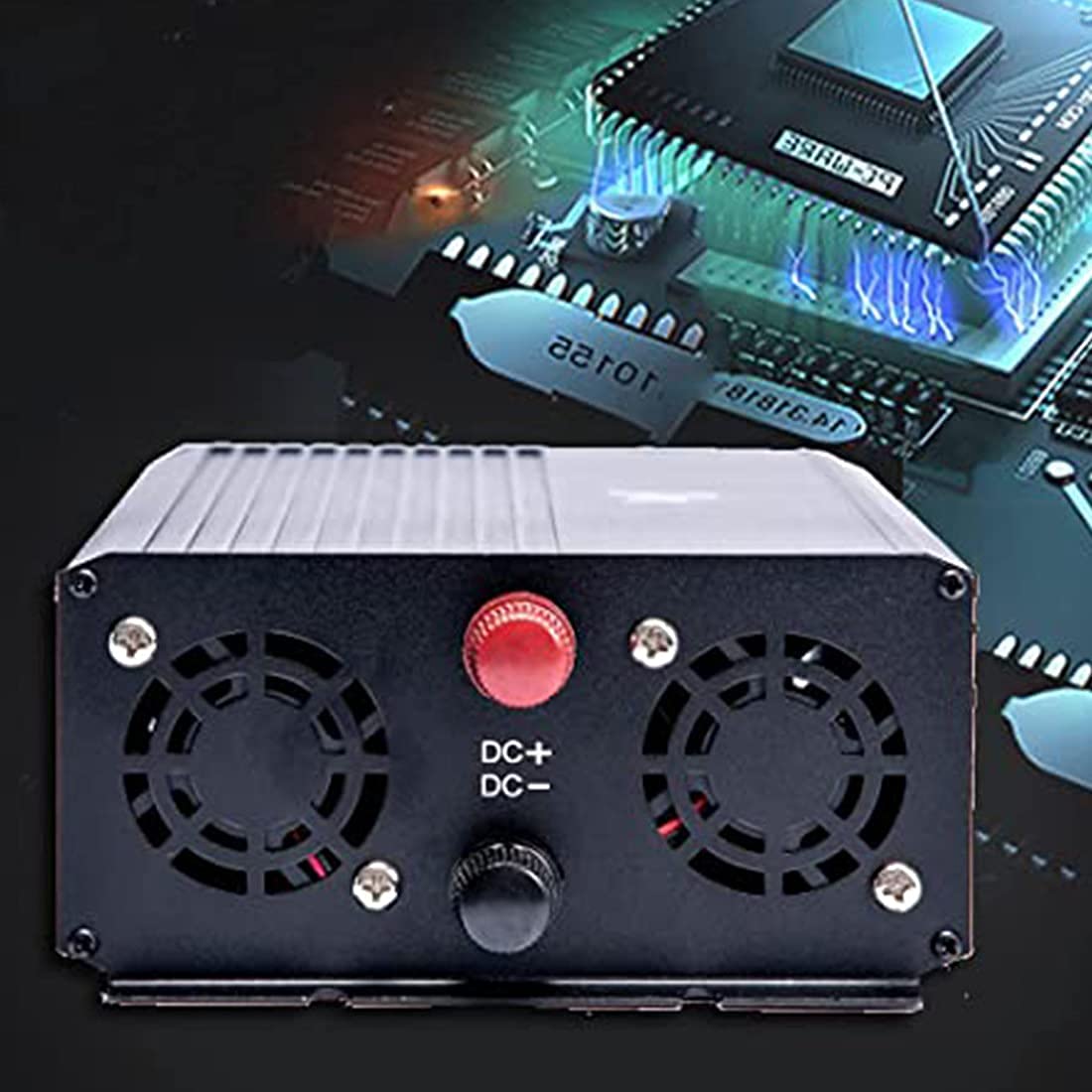 RajoNN Inversor de Corriente 3000W 4000W 5000W Inversor de Onda Sinusoidal Pura DC 12v 24v 48v 60v a AC 110v-220v con Salidas de CA y Pantalla LCD Adecuado para Acampar,3000W-48V