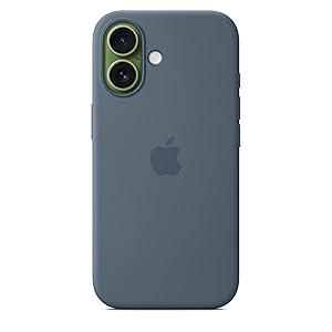 Apple iPhone 17 Silicone Case with MagSafe and Camera Control: Lightweight Phone Case, Wireless Charging Compatible, Smooth Matte Finish; Anchor Blue