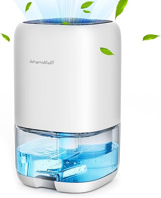 CONOPU Dehumidifier 1000ml, Dehumidifiers for Home, Auto Off&Coloured LED Light, Peltier Technology Update, Portable and Ultra Quiet, Dehumidifiers for Drying Clothes, Bedroom, Bathroom, Wardrobe