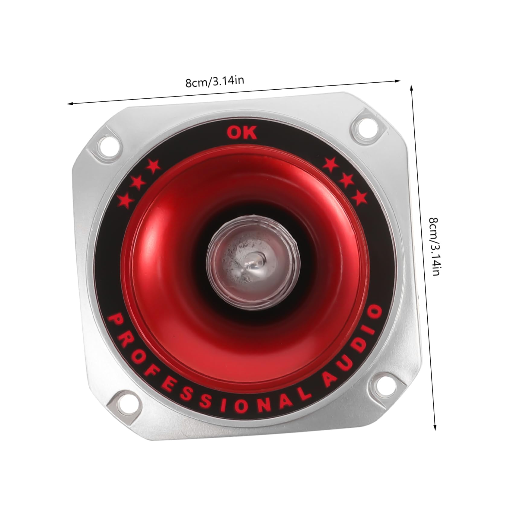 OFFSCH 2Pcs Multi Use Tweeter Horn Speakers Compact Design for Outdoor Performances Stage Audio and Car Reliable Build with Elegant Modern Aesthetics