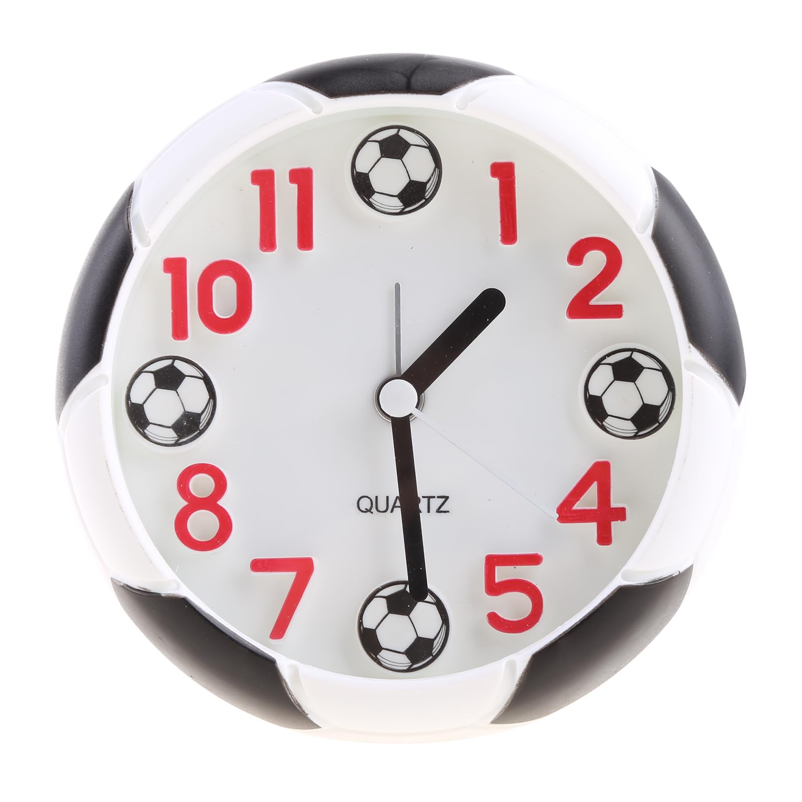 ZBIianxer Desktop Soccer Ball Alarm Clock Decorative Football Ball Shaped Clock for Bedsides Bedroom Birthday Gift Clocks for Bedrooms Kids