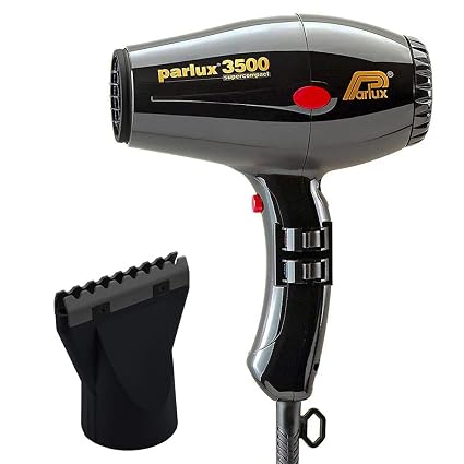 Amazon.com: Parlux 3500 - Secador de pelo de cerámica y iónico, color negro  : Belleza y Cuidado Personal