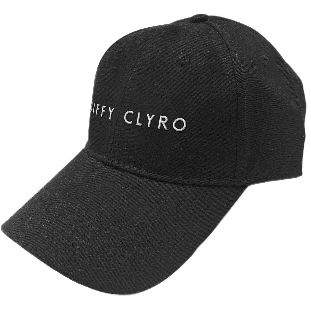 Rock Off Officially Licensed Products Black Biffy Clyro Logo Official Baseball Cap