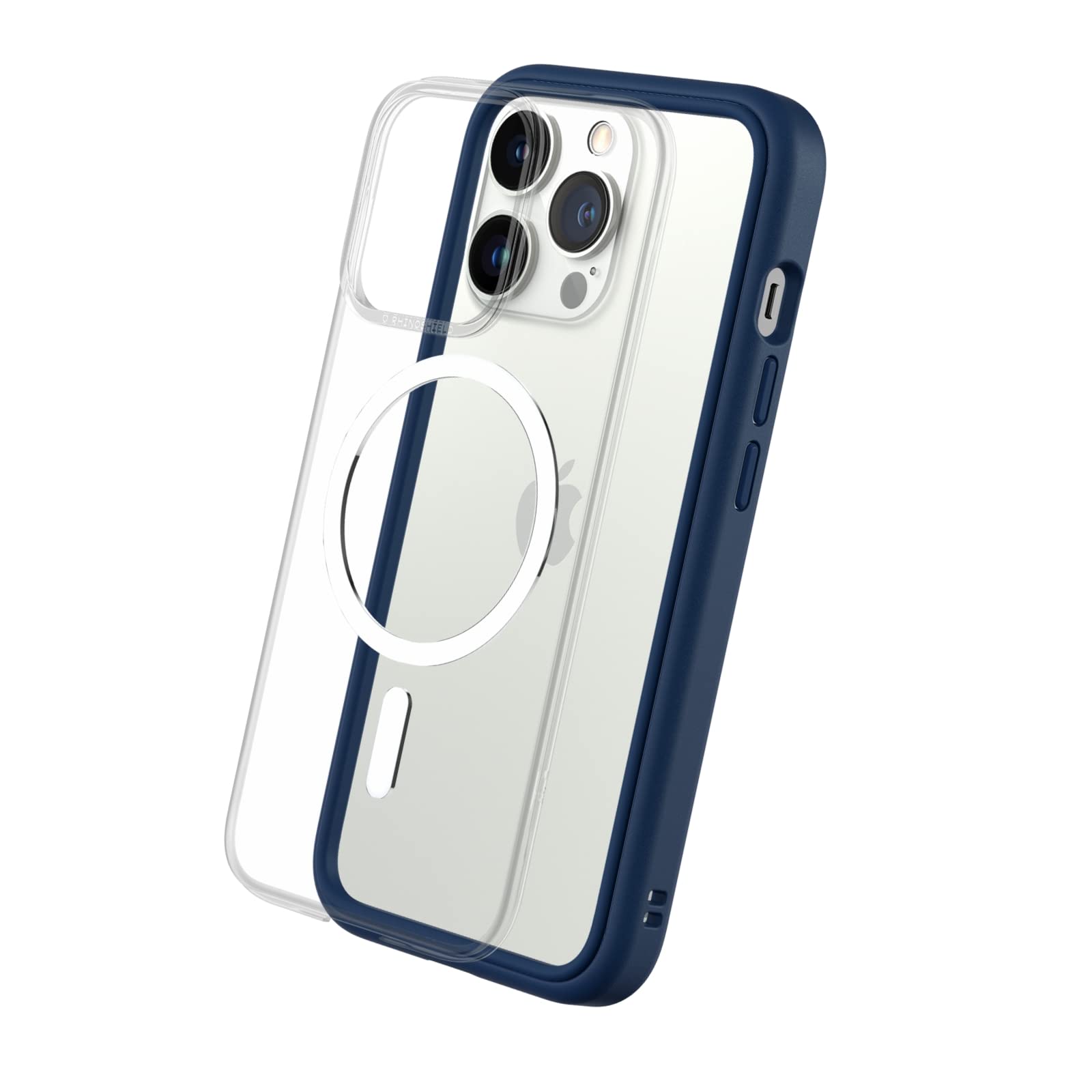 Coque MagSafe pour iPhone 13 Pro Max RhinoShield Mod NX antichoc bleu - 7
