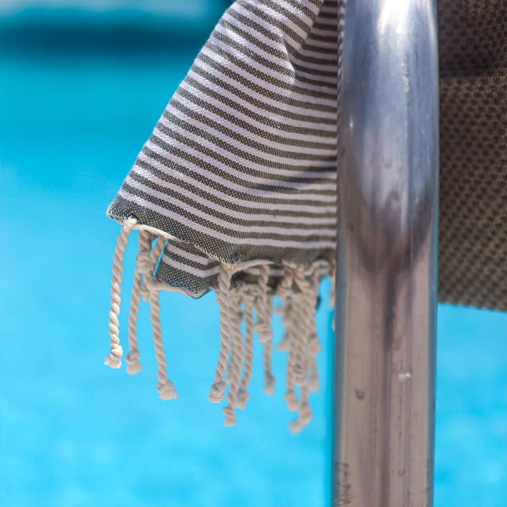 SOLTAKO Fouta Plage - Nid d'Abeille - Lot de 2 Fouta XXL - Serviette Plage Anti Sable - Drap de Bain pour Hammam, Sauna - Serviette Grande Taille - 100x200 cm - Drap 2 Personnes