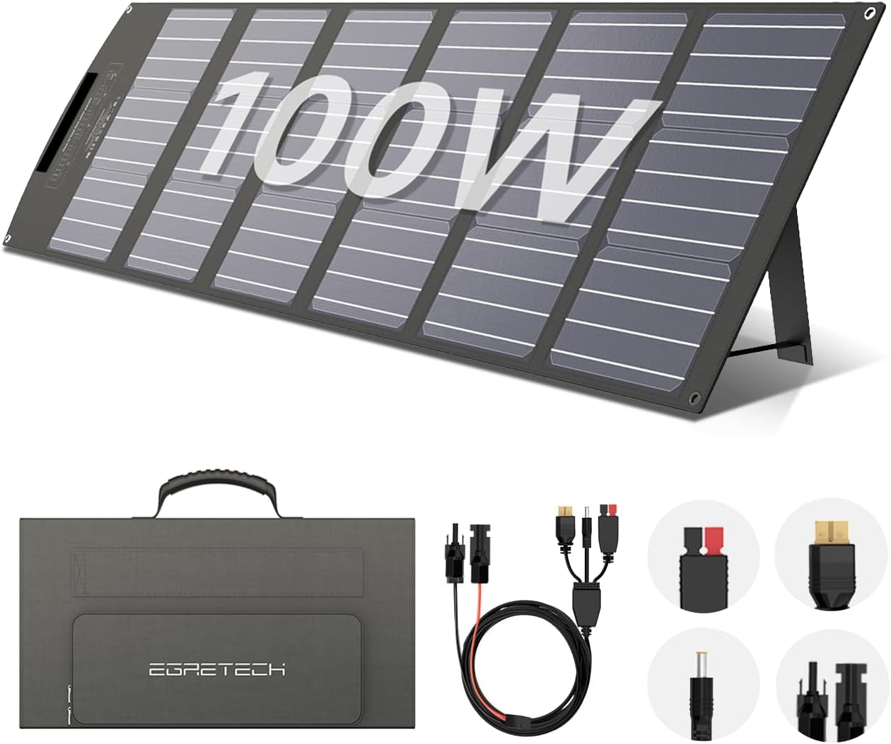 Portable 100 watt Solar Panel Kit