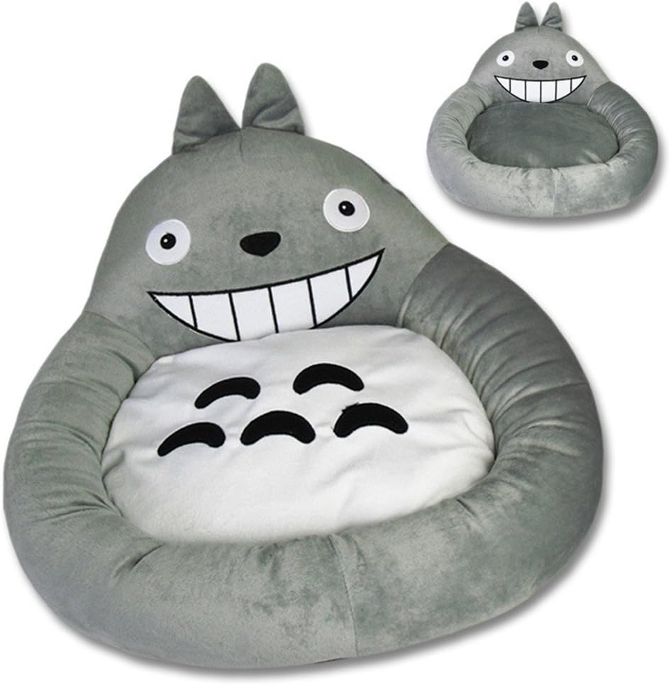 Petsone My Neighbor Totoro Fancy Dog Beds Sofa Pet Bed with Removable Pet Mat Dog House for Cats, Small and Medium Dogs
