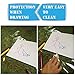 Easy Cleaning Splash Mat High Chair Floor Mat Feeding Floor Cover Multipurpose for Arts/Craft/Pets/Labs (Large | Clear)