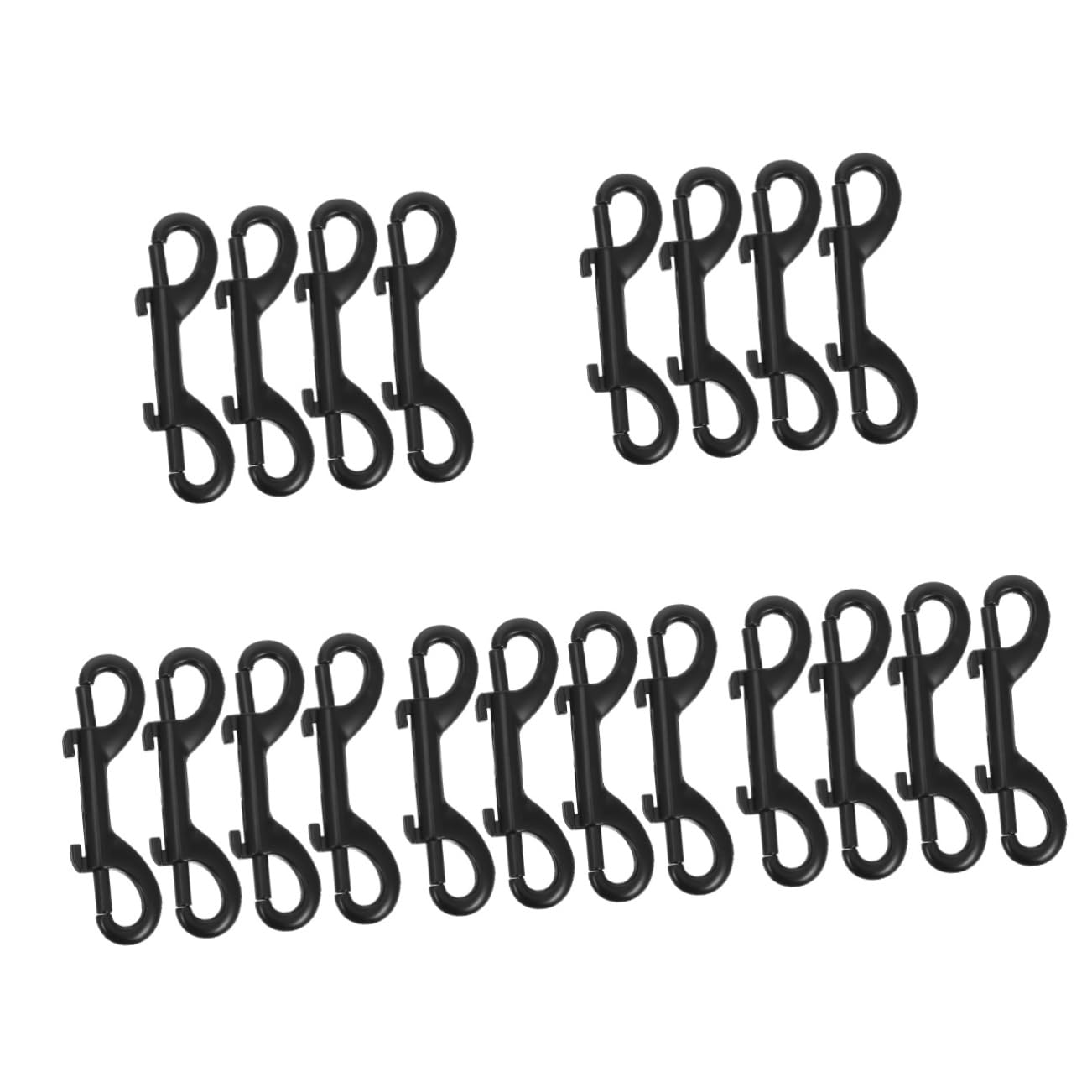 Clips métalliques à déclenchement double pour réparer une laisse cassée