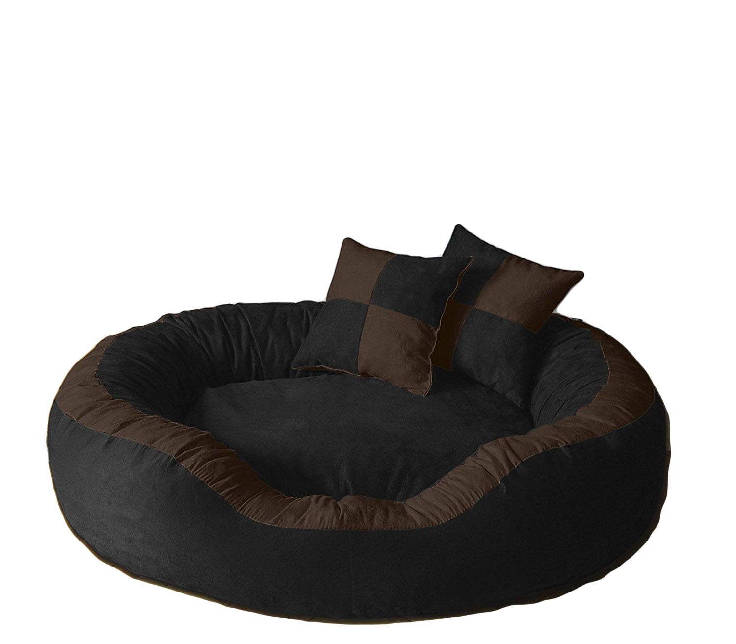 PETITUDE Small Dog Bed-for Small Dogs Washable-Pet Bed for Puppy and Kitten with Slip-Resistant Bottom- Brown & Black -48 x 40 x 22 Centimeters (B0CK2BJ1L6) Amazon Price History, Amazon Price Tracker