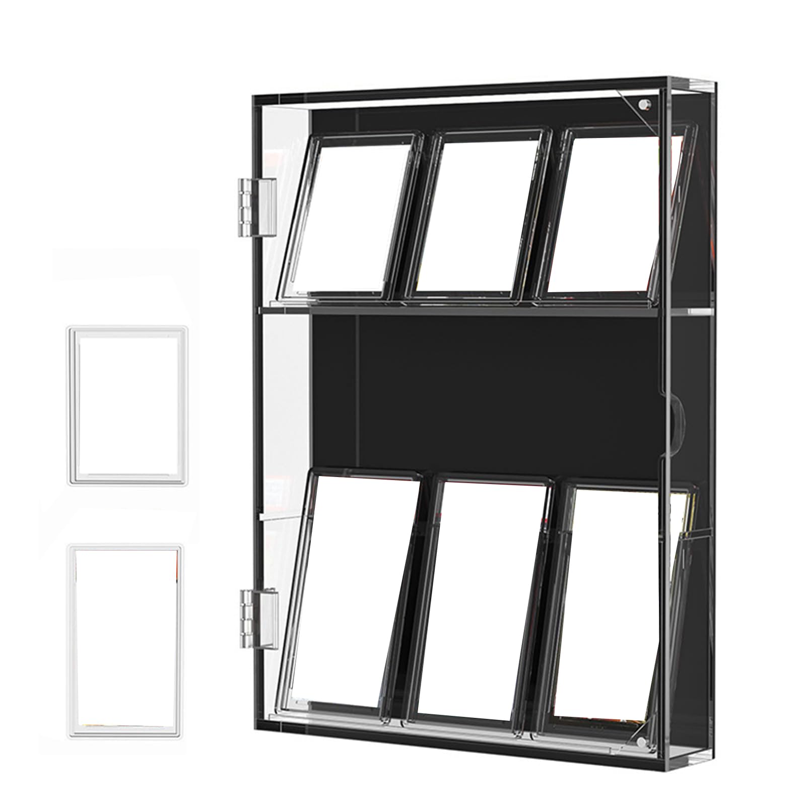 Tsophreniq Strong Trading Card Storage Case for Baseball Cards Sturdy Acrylic Build Packaging Assembled Card Showcase