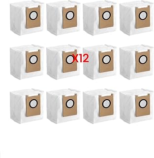 12pcs/10pcs Dust Bag Vacuum Cleaner Accessories Replacement Parts Trash Dust Bags for Eufy E20(White 12PCS)