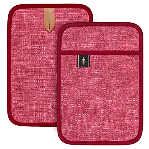 BONTHEE Lot de 2 maniques - Rouge Cover