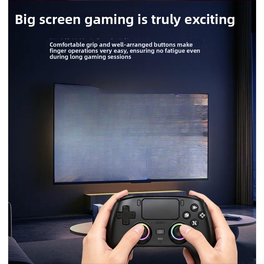 RiseNova Sześcioosiowy bezprzewodowy gamepad do PS5/PS4 (czarny)