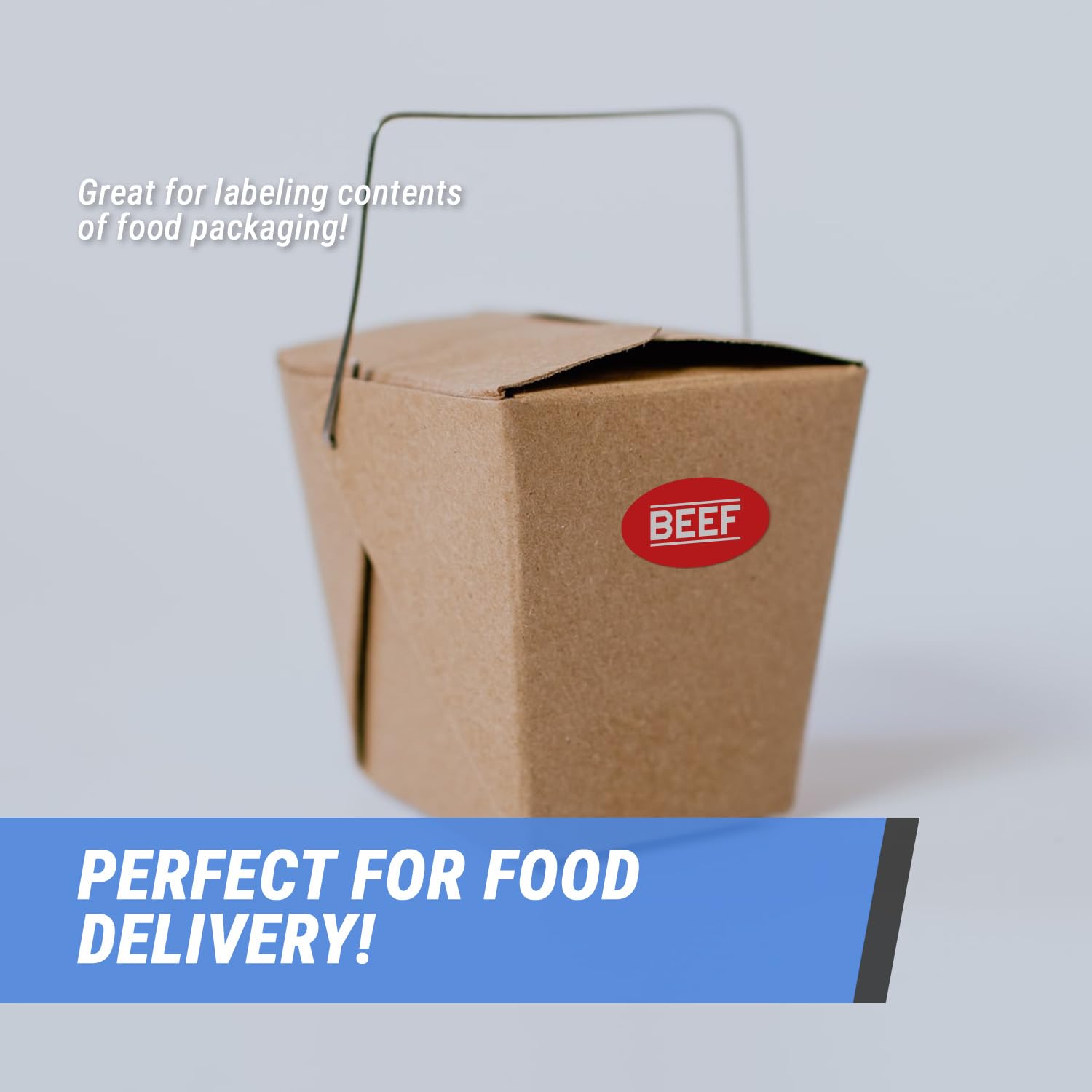 Snapklik.com : Beef Stickers - 1.75 X 1 Inch Beef Meat Food Labels In ...