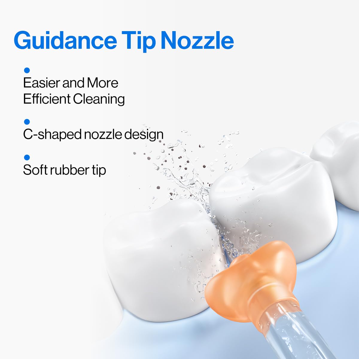 【3-in-1-Bundle】 usmile C10 Tragbare Munddusche, S-Düsen & Reiseetui – Komplettes Mundpflege-Set für Zuhause & unterwegs