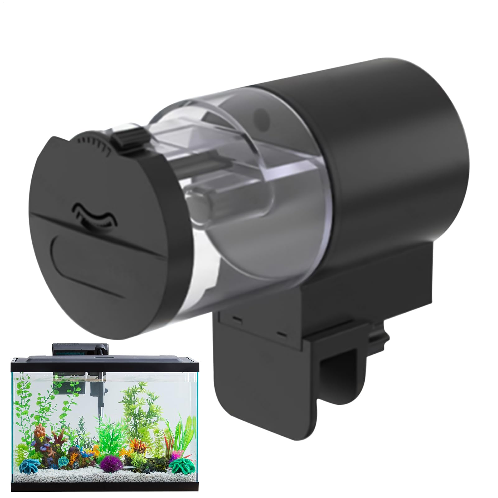 Distributeur automatique de nourriture pour poissons d'aquarium machine programmable 100ml