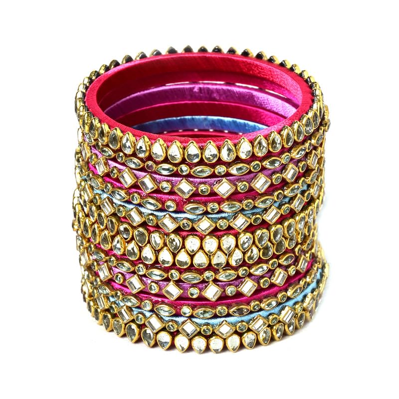 TINKLE JEWELS Multicolor Bangle Set | Jewellery For Women And Girls (28_Multicolor) (B0CZXPGNWR) Amazon Price History, Amazon Price Tracker