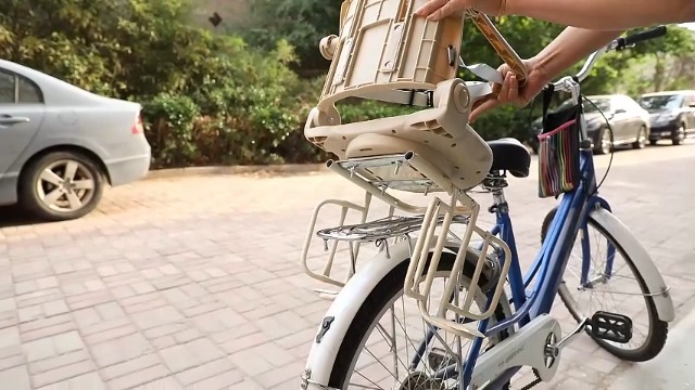 Siège Vélo Enfant Avant Auvstar Avec Accoudoirs Et Repose-Pieds - Siège Bébé Bicyclette Sécurisé Pour VTT Et Vélos Électriques