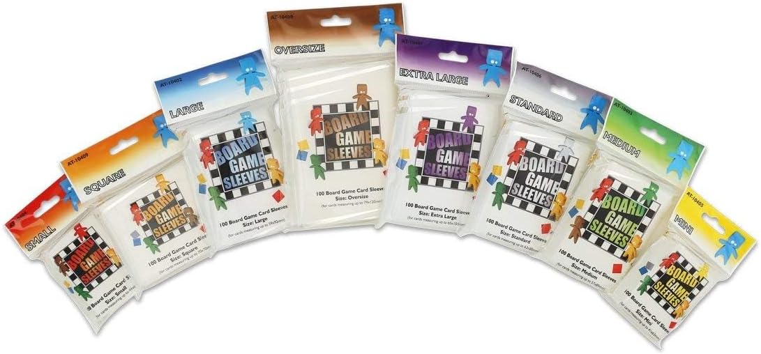 Arcane Tinmen Board Game Sleeves 100 ct Oversize Size Card Sleeves Individual Pack