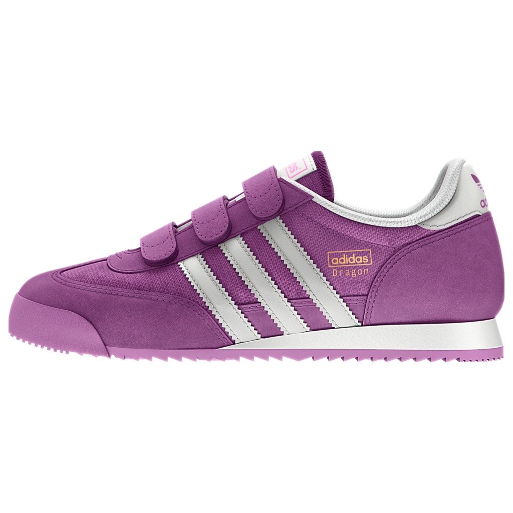 adidas Dragon CF Crib/Baby Sneakers Violet/Purple/White D67703