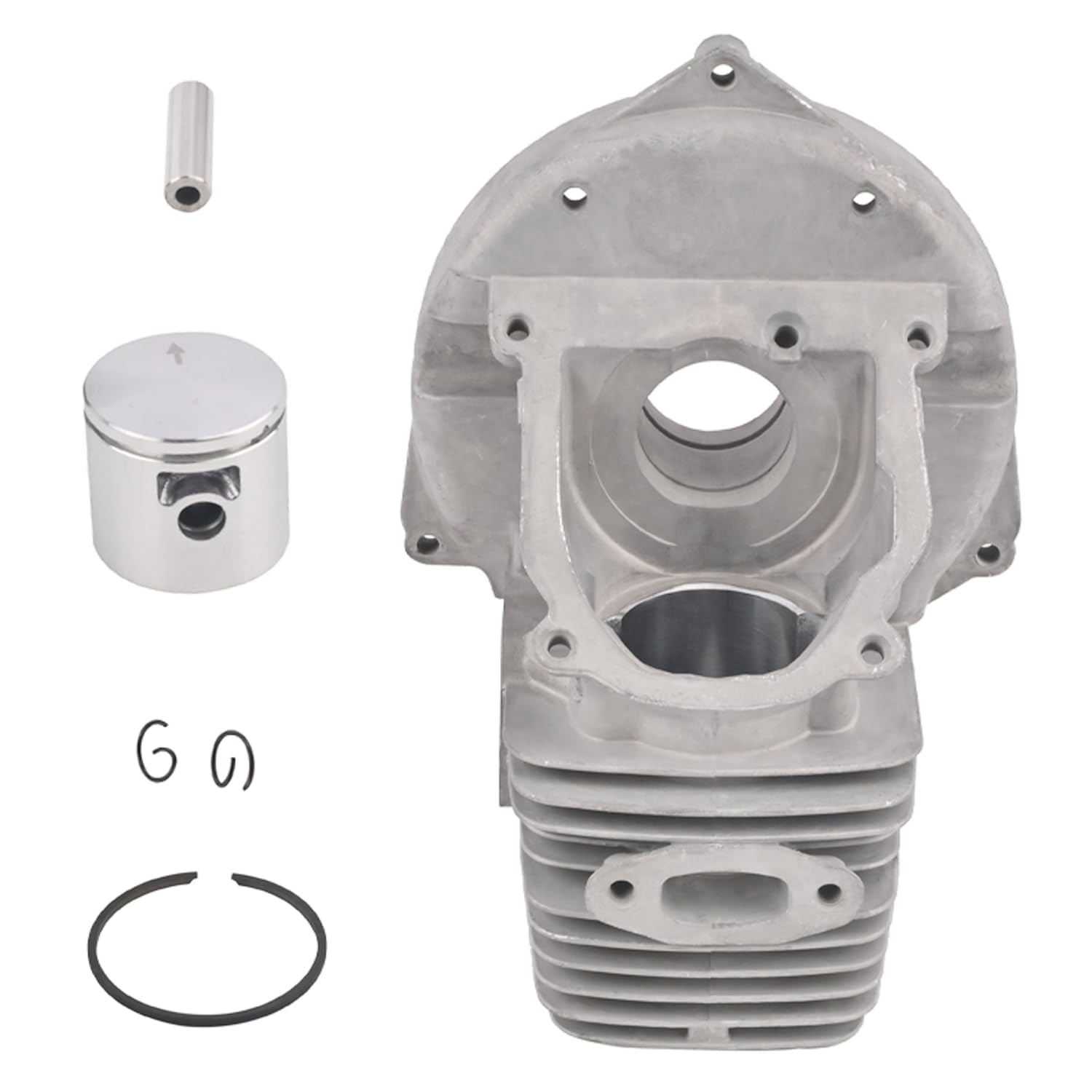 4161570R - Kit de cilindro de 34 mm para Oleo Mac Sparta 25 25D 25S 25TR 250 250T 250TR 25TR 26 26S 260 720 722 722S 726D 726S 726T Stark 25 Stark 25 Stark 250 Efco 820 0 8220 8260 Stark 25