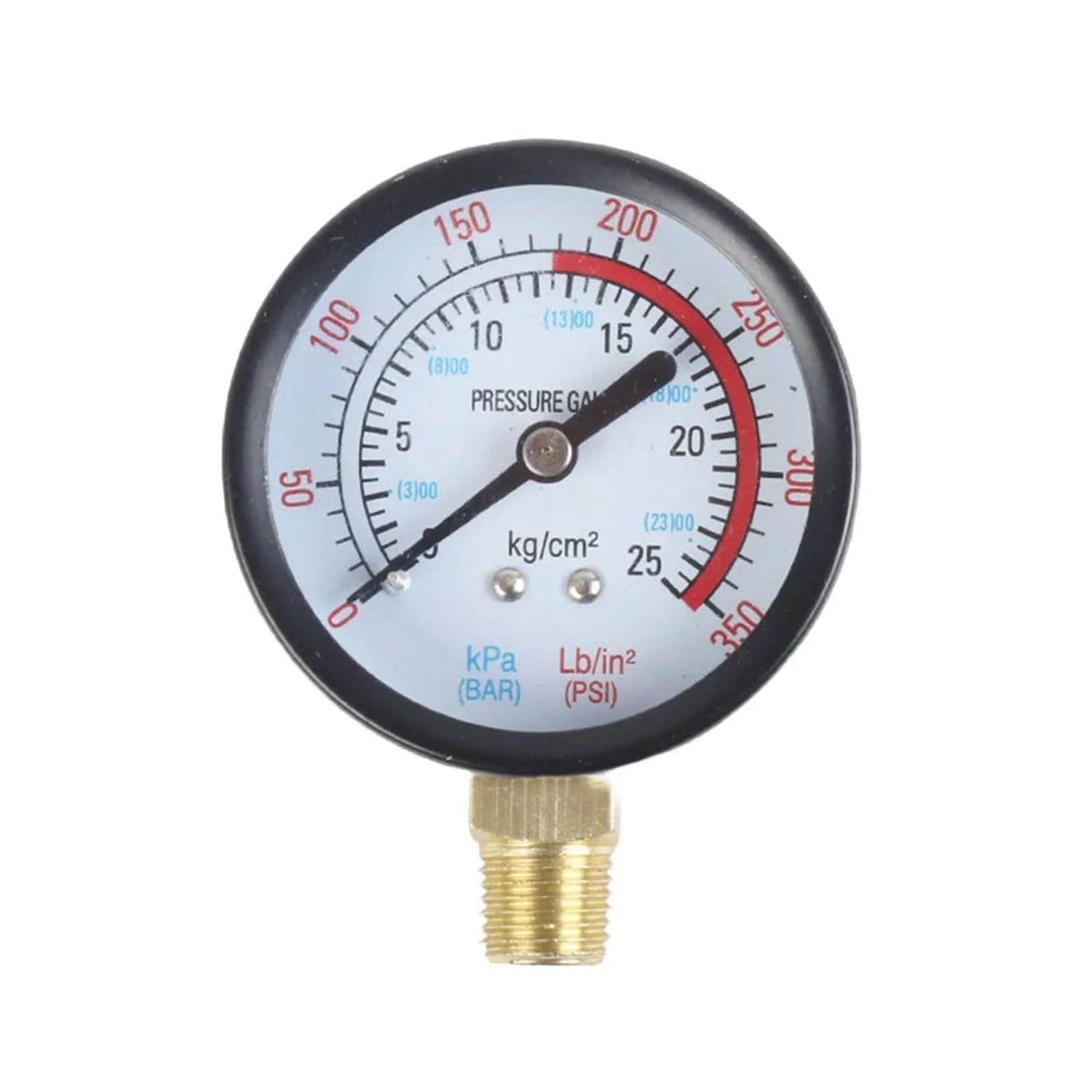Manometr Y60 0-1,6 Mpa 0-230 PSI, filtr basenowy, ciśnieniomierz do sprężarki powietrza, części pompy, miernik ciśnienia (B)