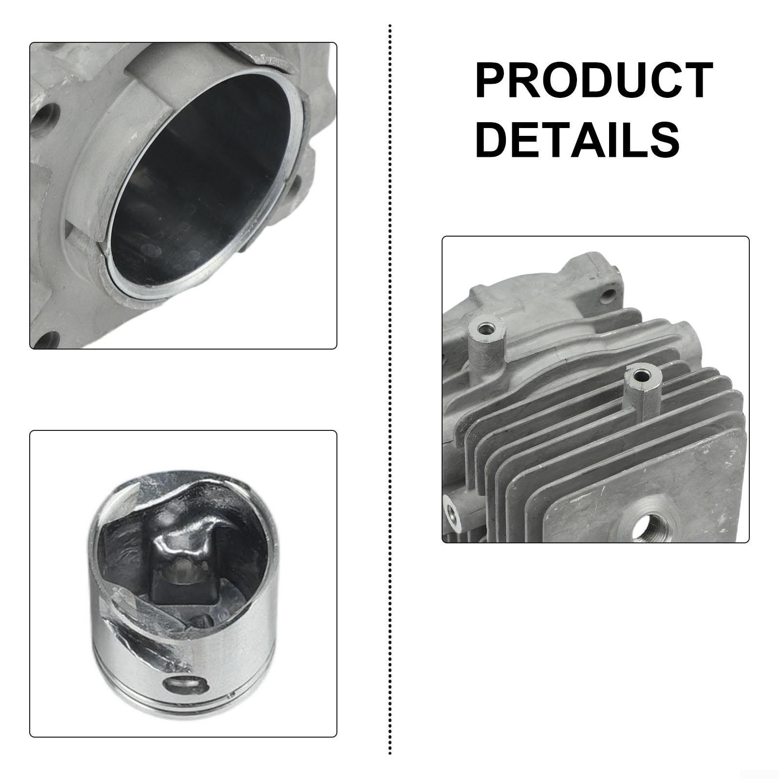 Kit cilindro soffiatore per foglie compatibile con BG86 BG86C SR200 con guarnizione ricostruzione scintilla e filtro aria