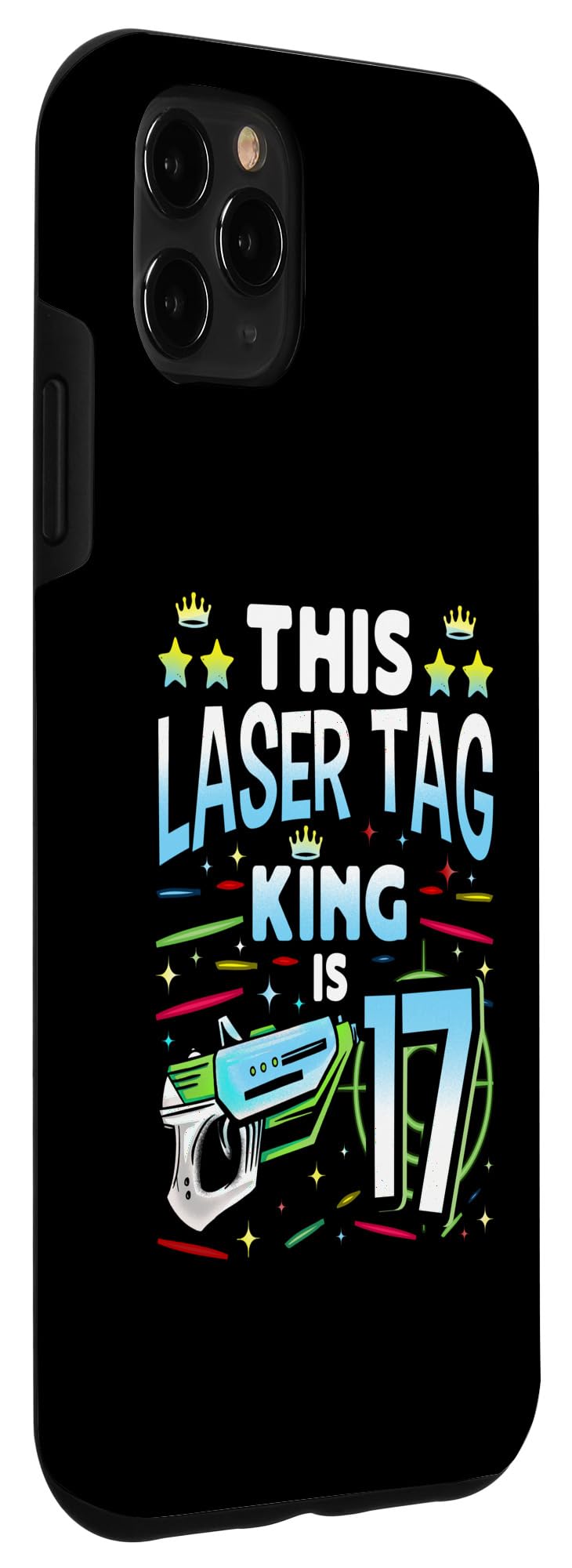 iPhone 11 Pro Max Laser Tag King Is 17 Funny Boy Lazer Tag Indoor Lasertag Case - Image 3
