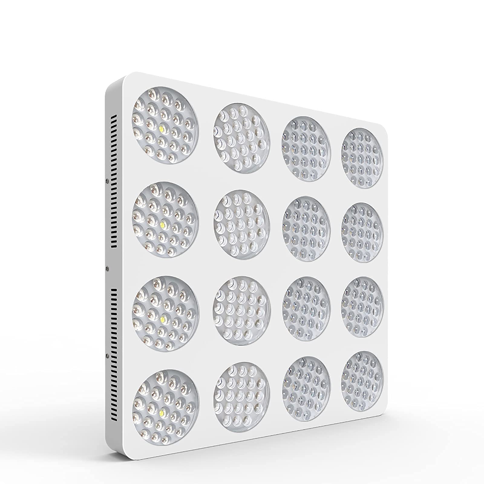 élèvent des lumières à l'intérieur Grow Light 480W LED Plant Light ，Lampe de Croissance à Spectre Complet et Ventilateurs puissants，Lampe de Croissance pour Plantes d'intérieur Semis de légu