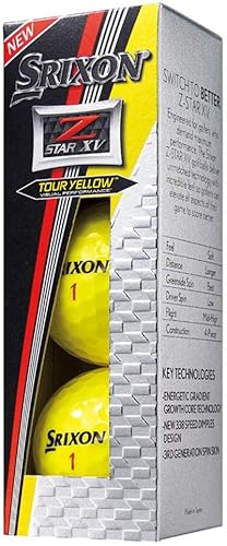 Miniatura 2 de Srixon Z-Star XV 5 Pelotas de golf (3 docenas) 3 docenas amarillas