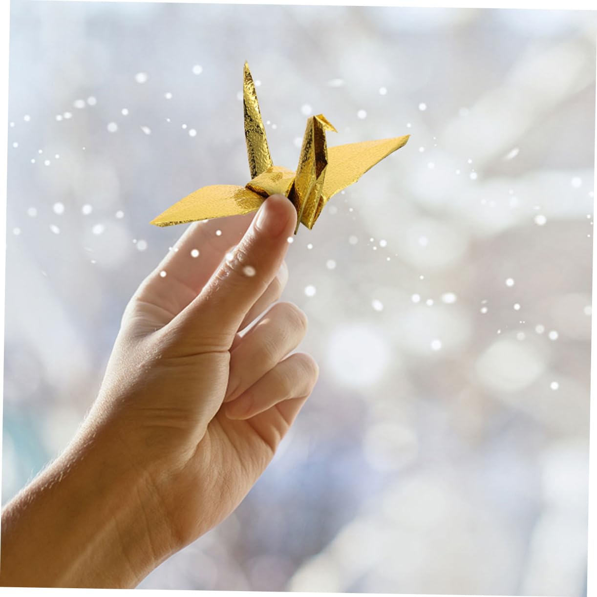 NUOBESTY 400blätter Faltpapier Quadratisches Origami-papier Bastelpapier Für Handarbeiten Dekoration Und Kreative Projekte Für Origami-kraniche Und Mehr