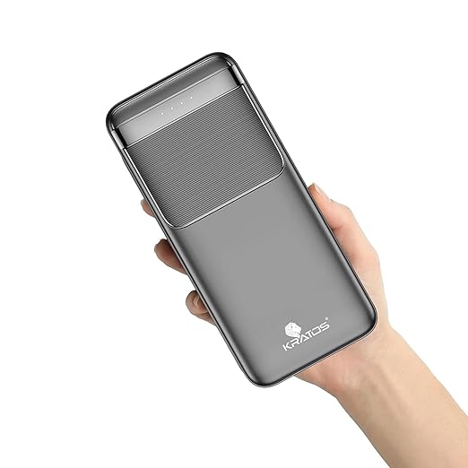 Kratos Legend Champ Power Bank 20000mah Fast Charging | 22.5W Fast Charging Power Delivery (PD)| Triple Output |USB Type C & Dual USB-A Output| Power Bank Compatible for iPhones, Smartphones & Tablet