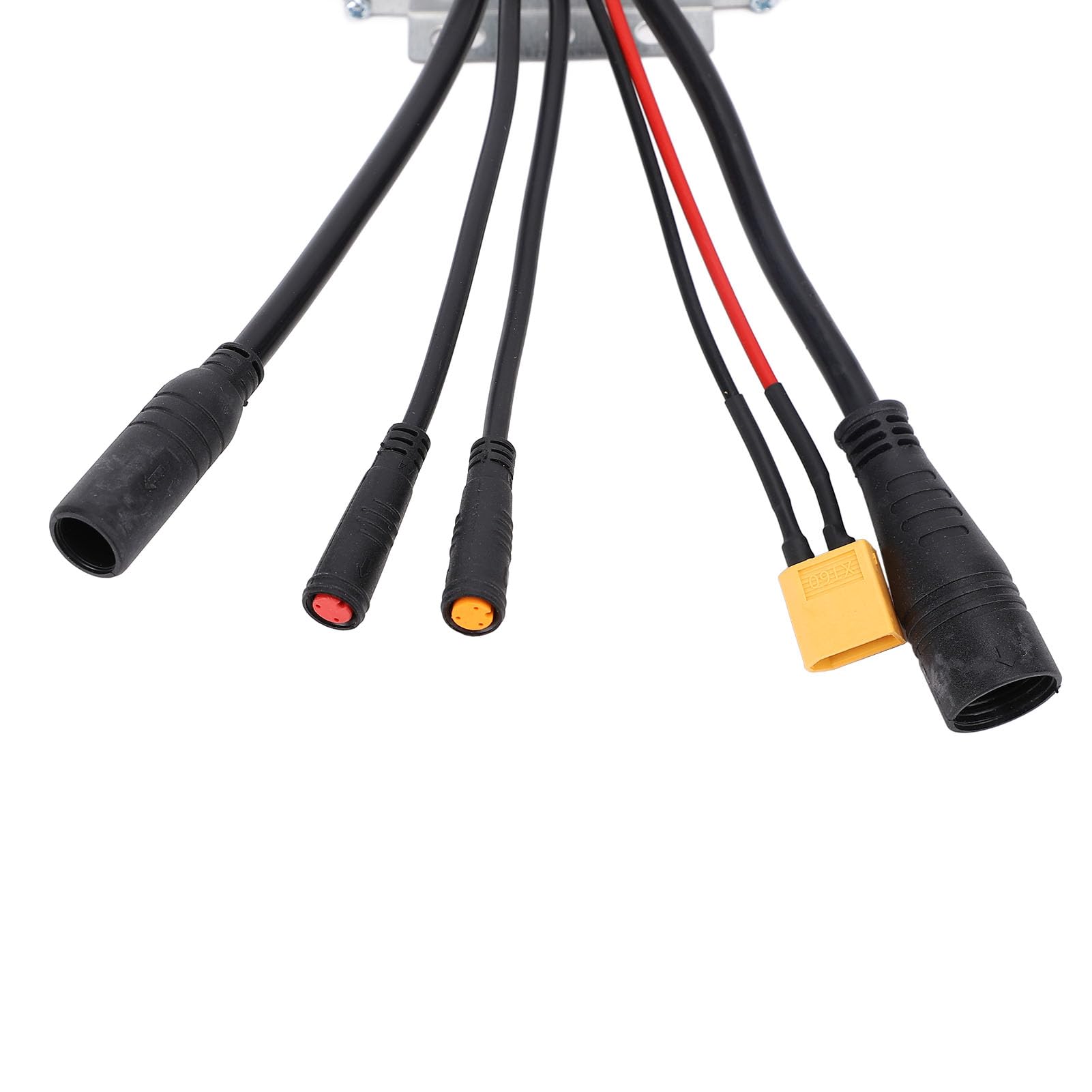 Kontroler Sinusoidalny 30A Wodoodporny Regulator Prędkości Silnika Elektrycznego Roweru ze Stopu Aluminium z Kablem 5 w 1 do Silnika 36V 48V 1000W