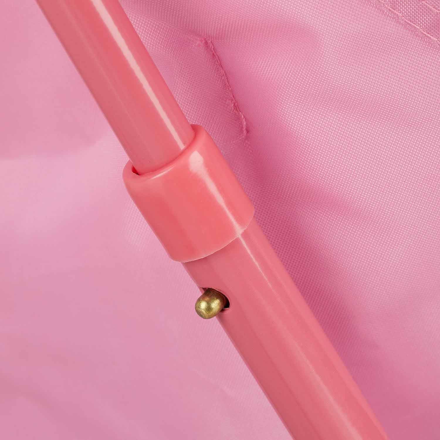 SKOFRI Kids Folding Chair (Pink) | Sturdy Metal | Ideal for Picnics | Study Chair | Lightweight | Ultra-Soft Cushion | Long-Lasting Shape | Foldable Chair for Baby Boy and Girl Cow Design 3