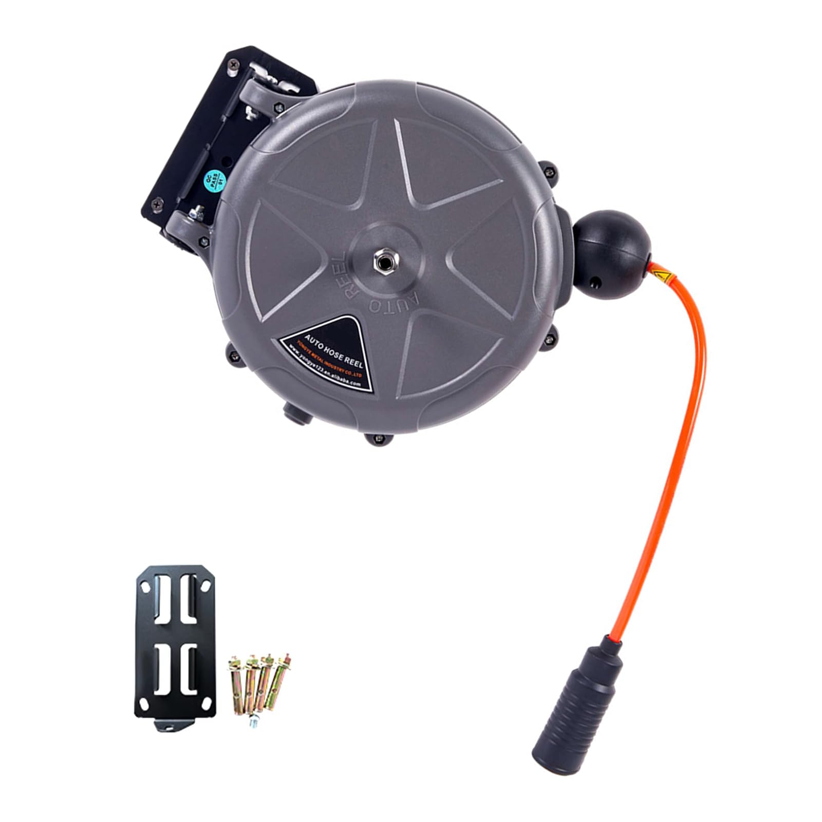 Automatic Retractable Hose Reel Car Wash Garden Irrigation Water Tube Rack Wall Mount High Pressures Water Pipe Roller Retractable Air Hose