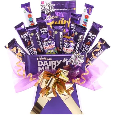 Chocolate Bouquet made from Cadbury Chocolate Bars Cover
