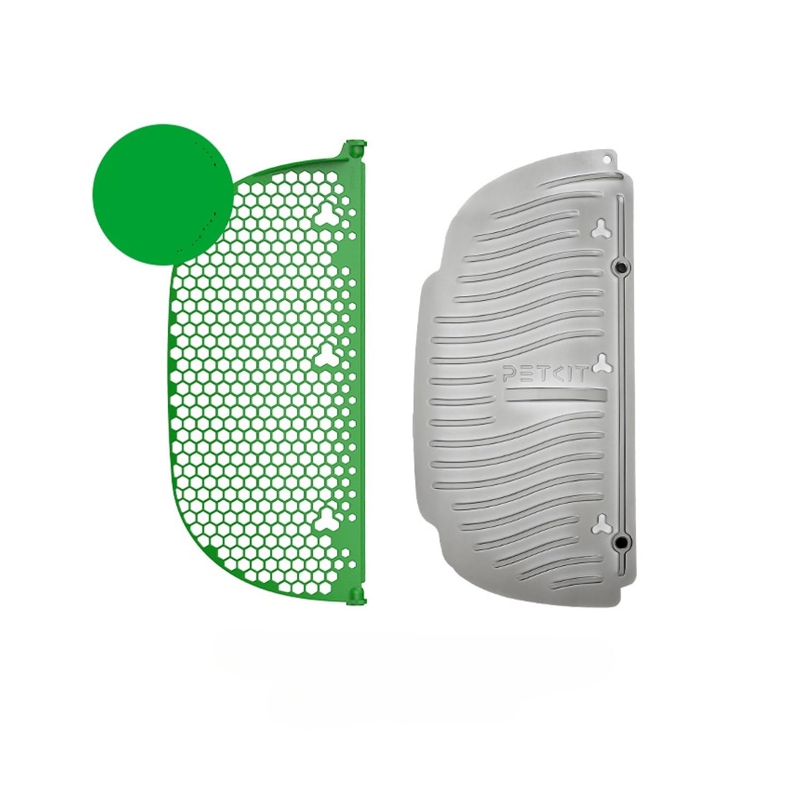 Generico Compatibile con PETKIT PuraMax e PuraMax 2, setaccio for lettiera a Nido d'Ape, Design Magnetico, Accessorio for lettiera for Gatti autopulente(Light Grey)