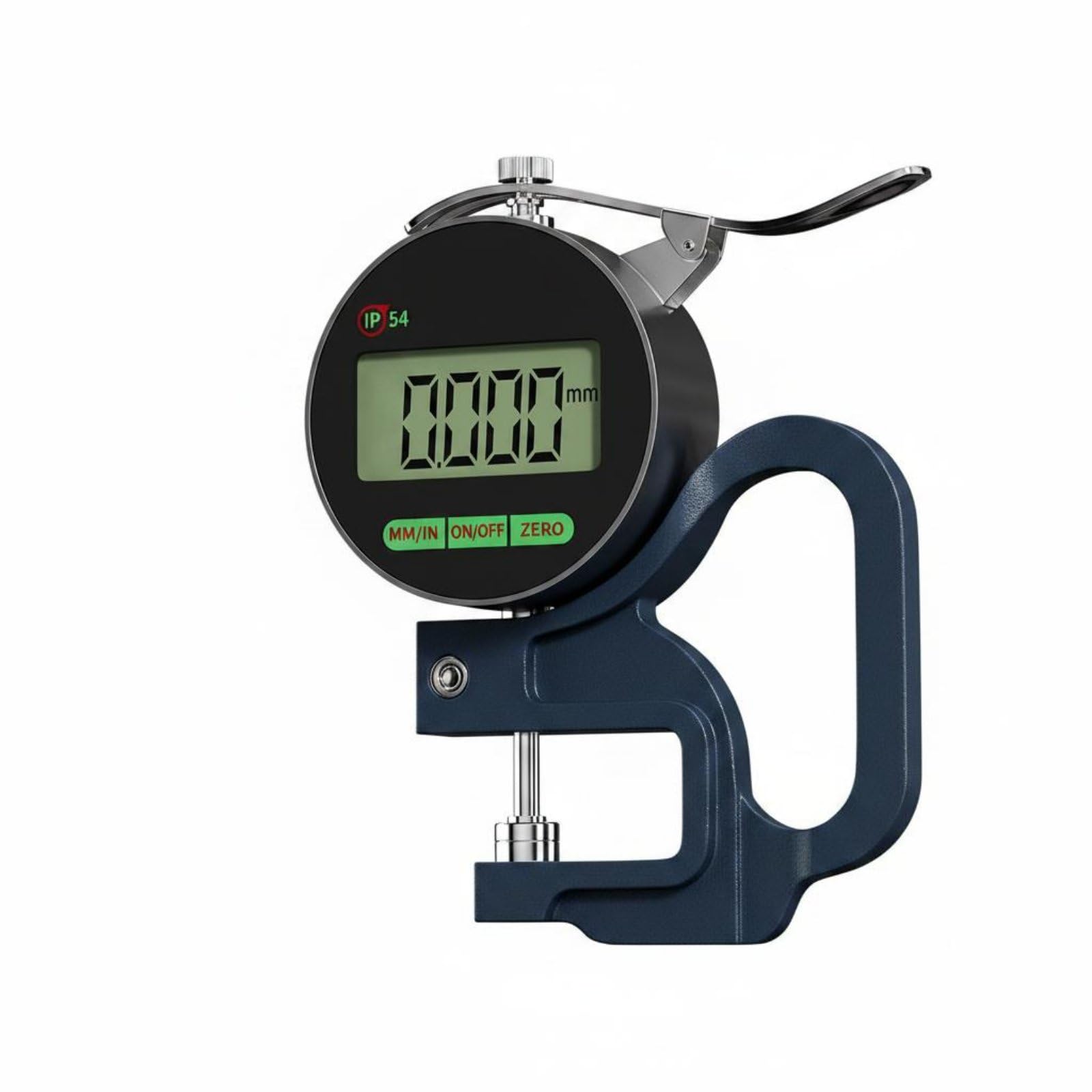 Milageto Digital Thickness Gauge Calibro Digitale Spessimetro Misuratore Spessore Elettronico Display Grande Zero Rapido Unità, Calibro Di Spessore Millesimale Ricaricabile 0-12.7MM