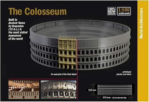 Italeri ITA68003 Colosseo Kit modelo animal, arena