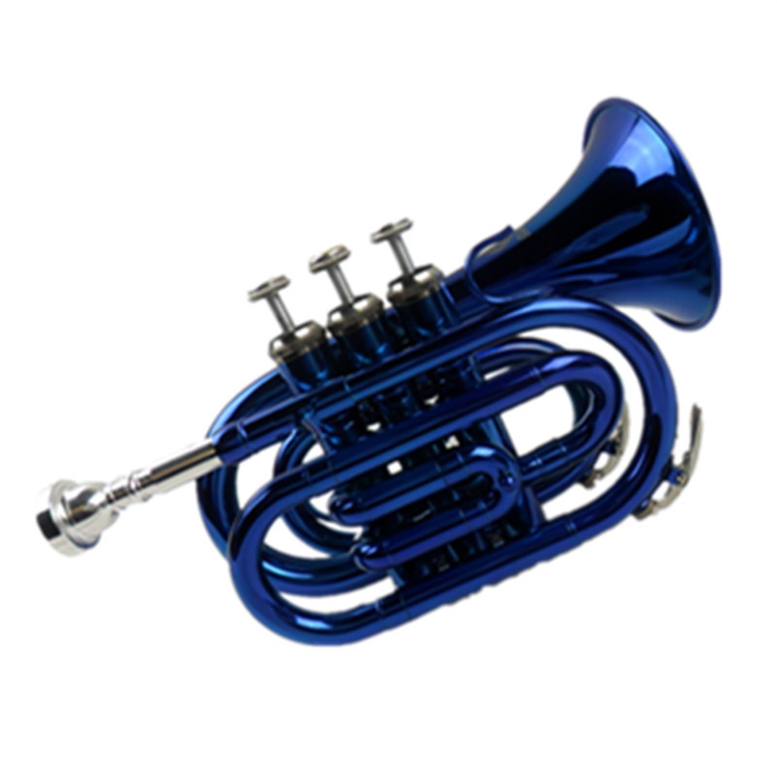 Amazon.co.jp: 楽器トランペット 金管楽器 ブラック ブルー ポケット