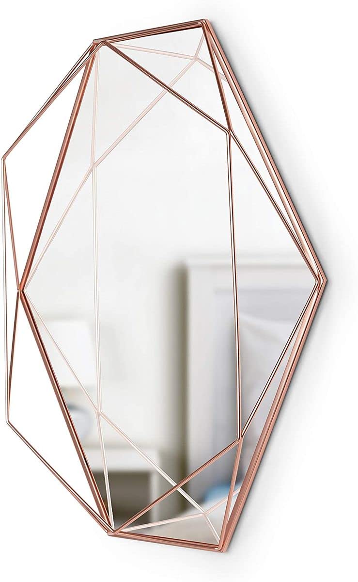 Umbra Prisma Wall Mirror, Copper
