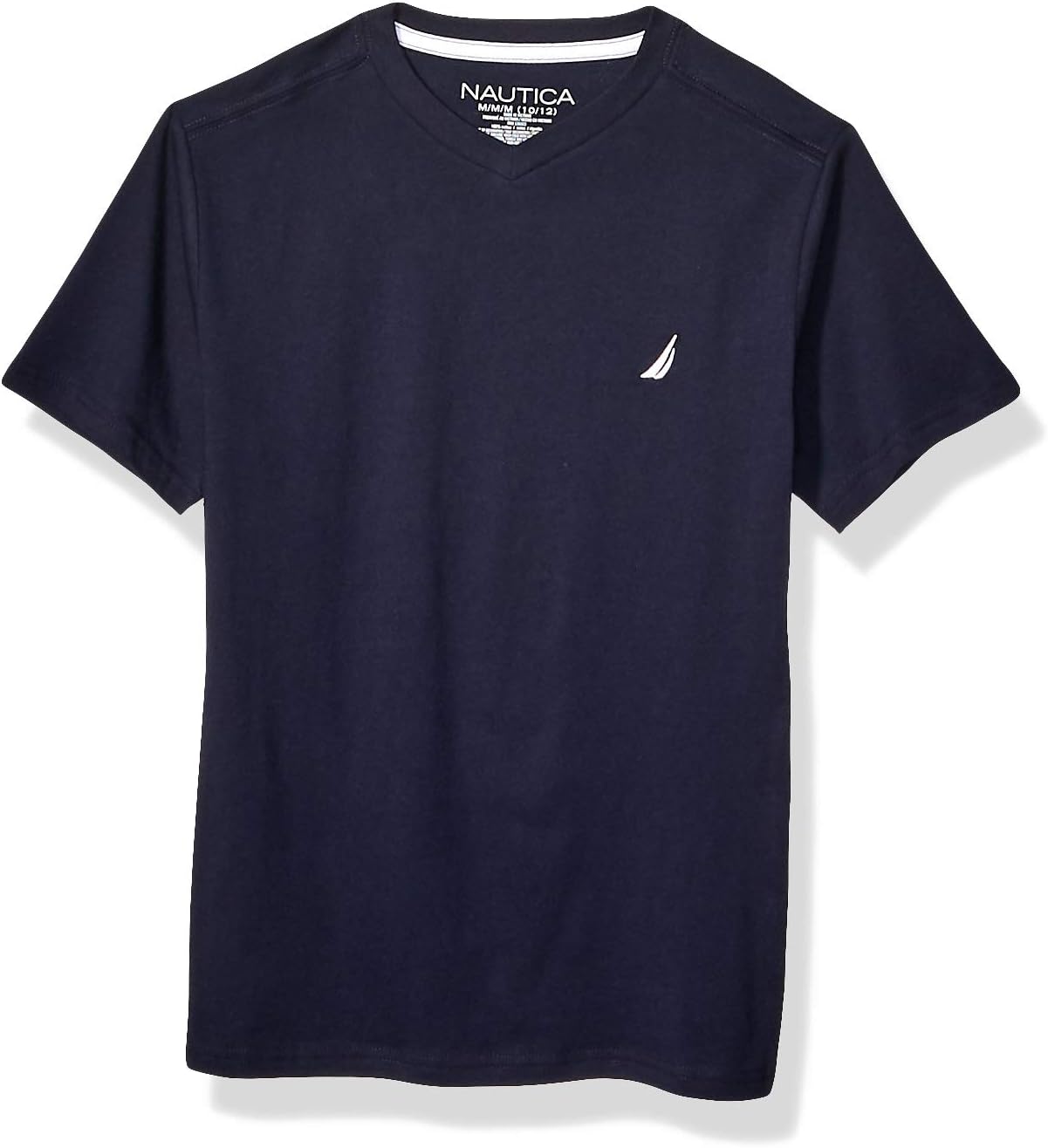 Nautica Boys' Short Sleeve Solid V-Neck T-Shirt