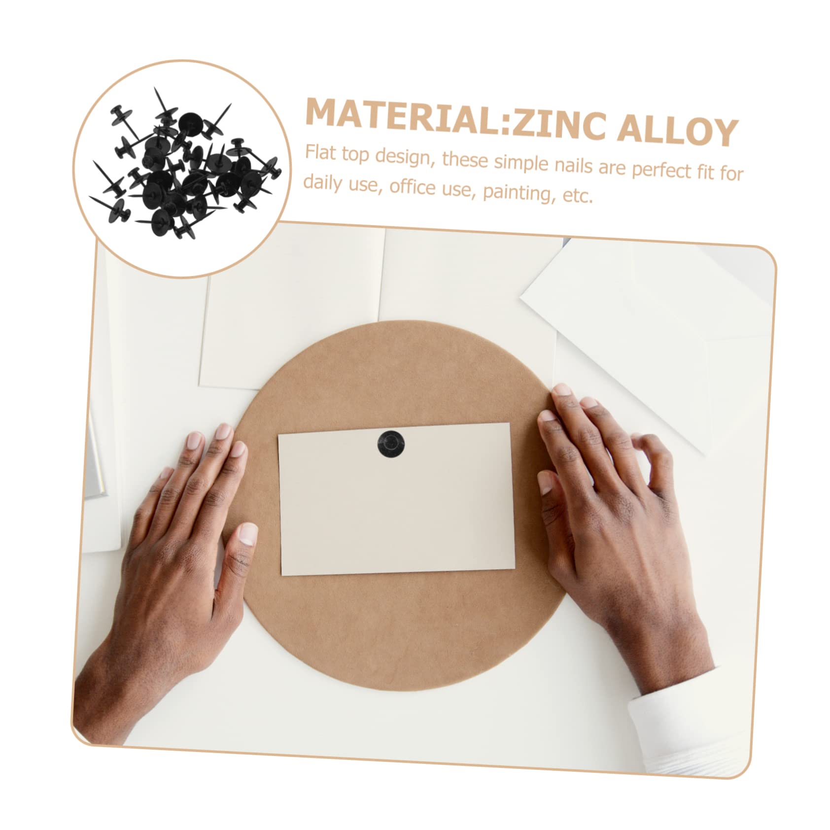 NUOBESTY 120stücke Kreative Pushpins Mit Flachem Kopf Vielseitige Pinnwandnadeln Zur Dekoration Von Foto-wänden Für Büro Und Handwerksprojekte Für Korkplatten Und Geographische